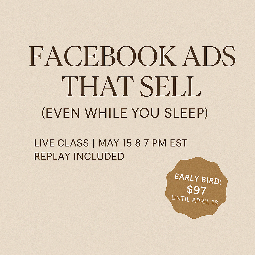 FACEBOOK ADS THAT SELL