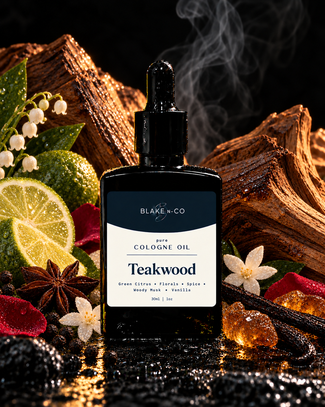 Teakwood Pure Cologne Oil