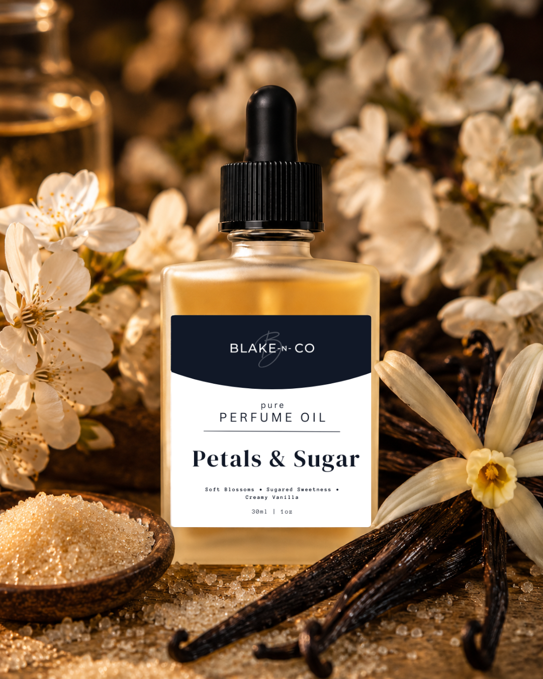 Petals & Sugar Pure Perfume Oil