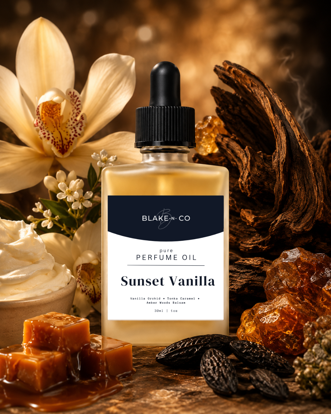 Sunset Vanilla Pure Perfume Oil