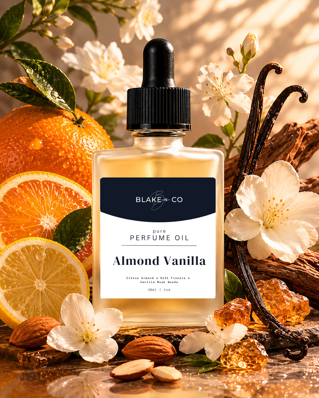 Almond Vanilla Pure Perfume Oil