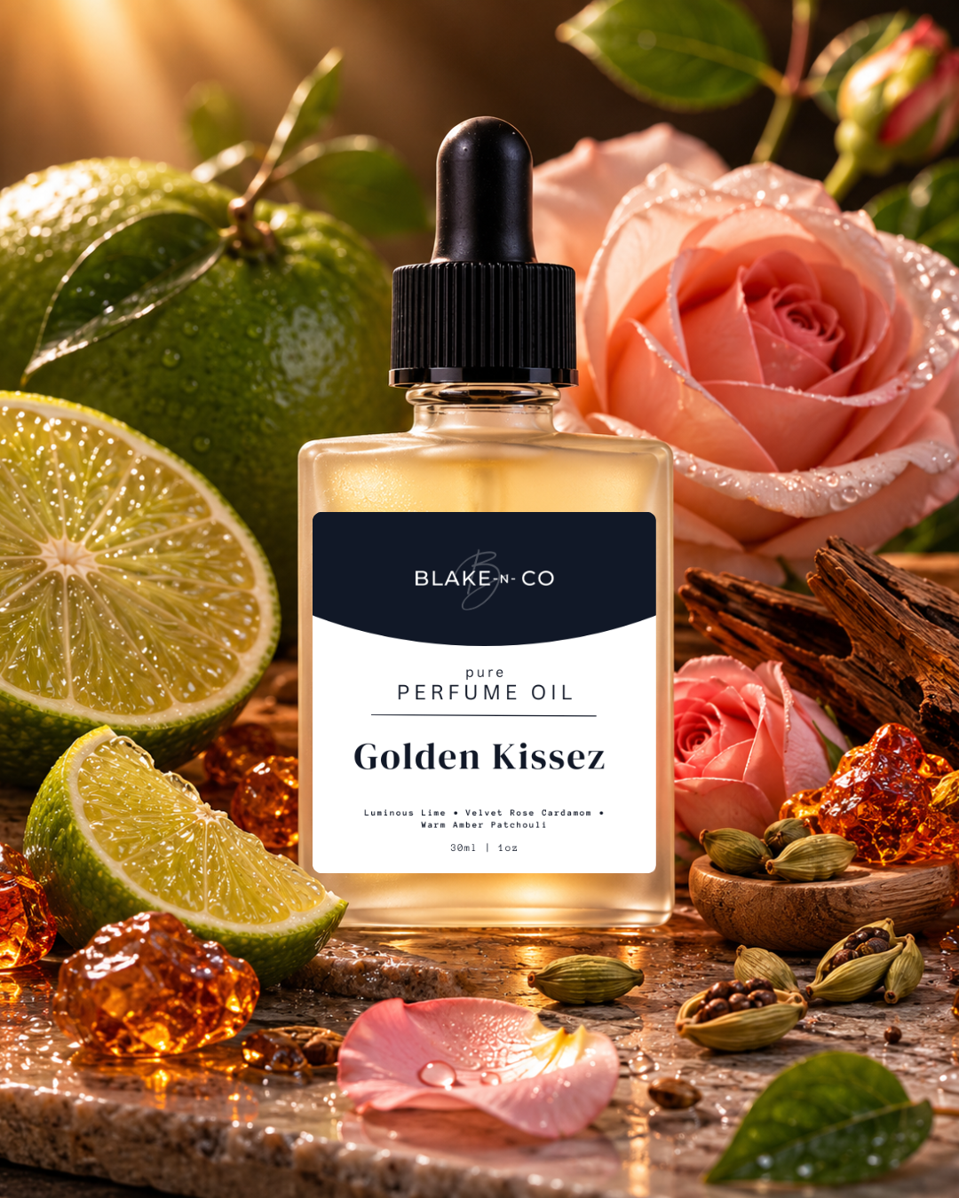 Golden Kissez Pure Perfume Oil