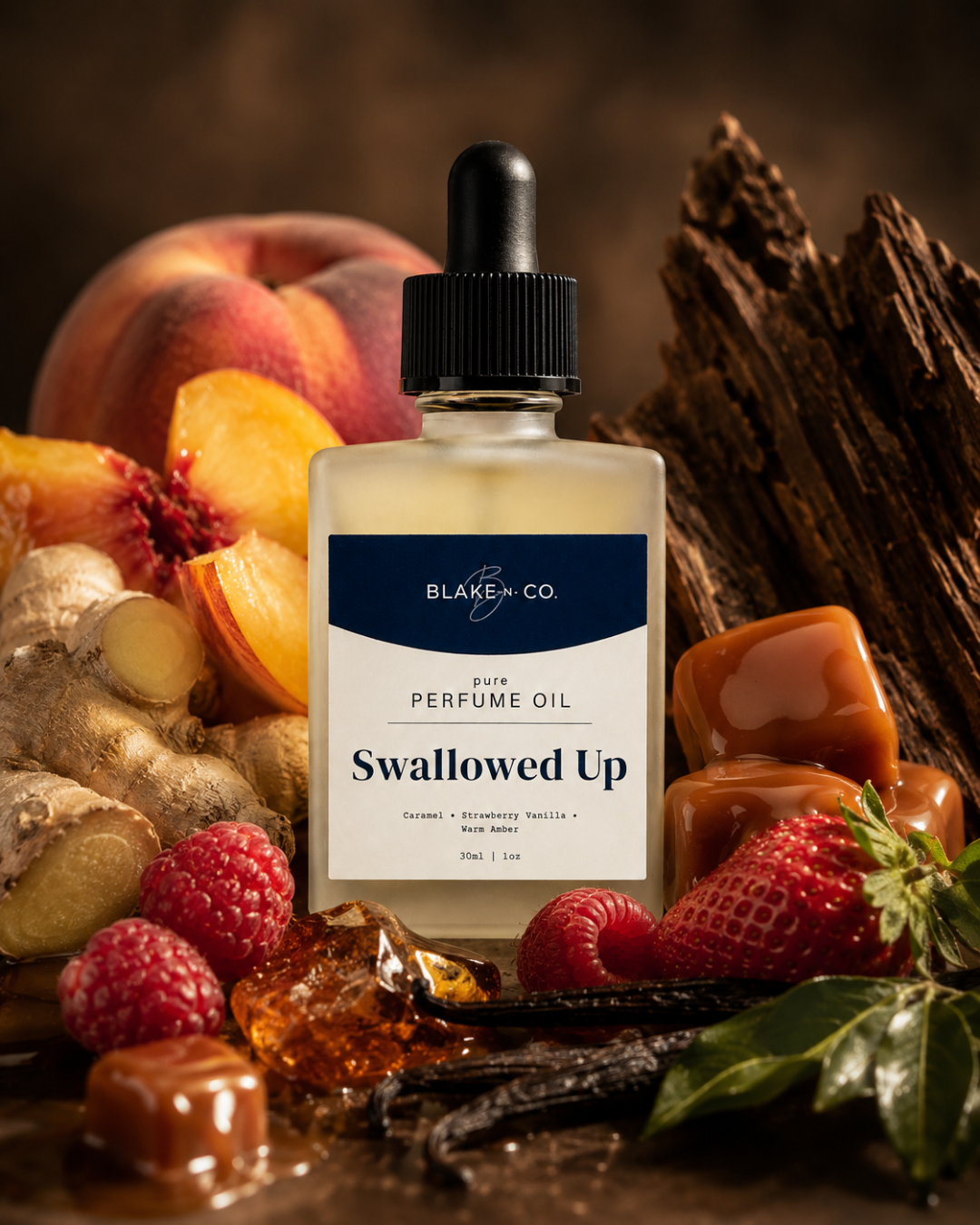 Swallowed Up Pure Perfume Oil | Deep Vanilla Wrapped in Rich Caramel Warmth