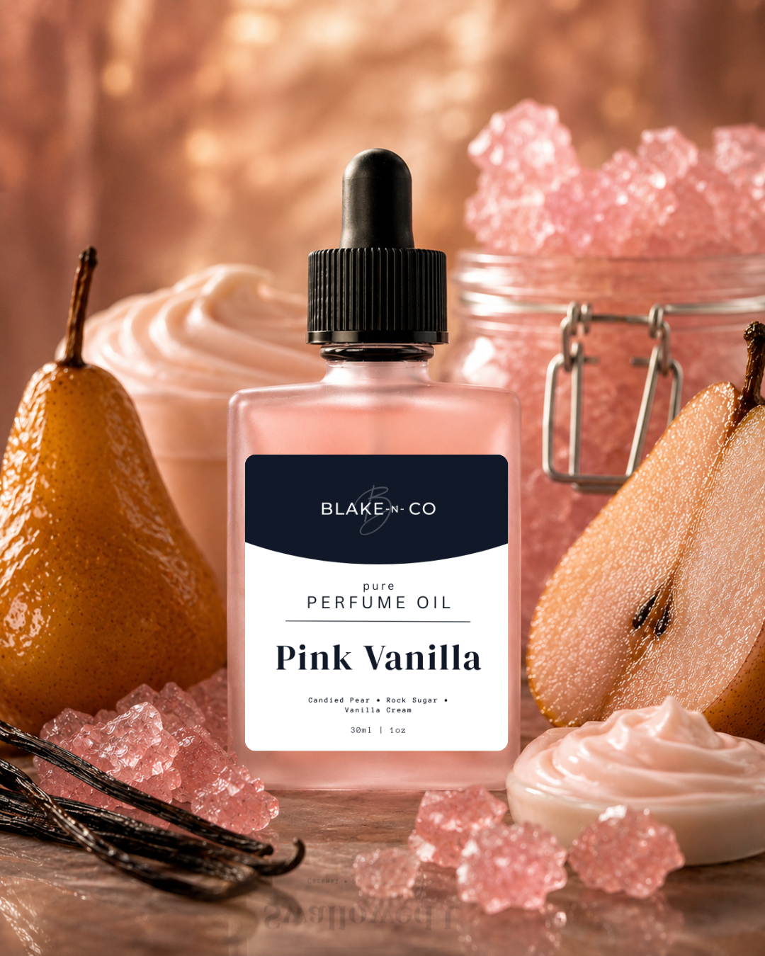 Pink Vanilla Pure Perfume Oil