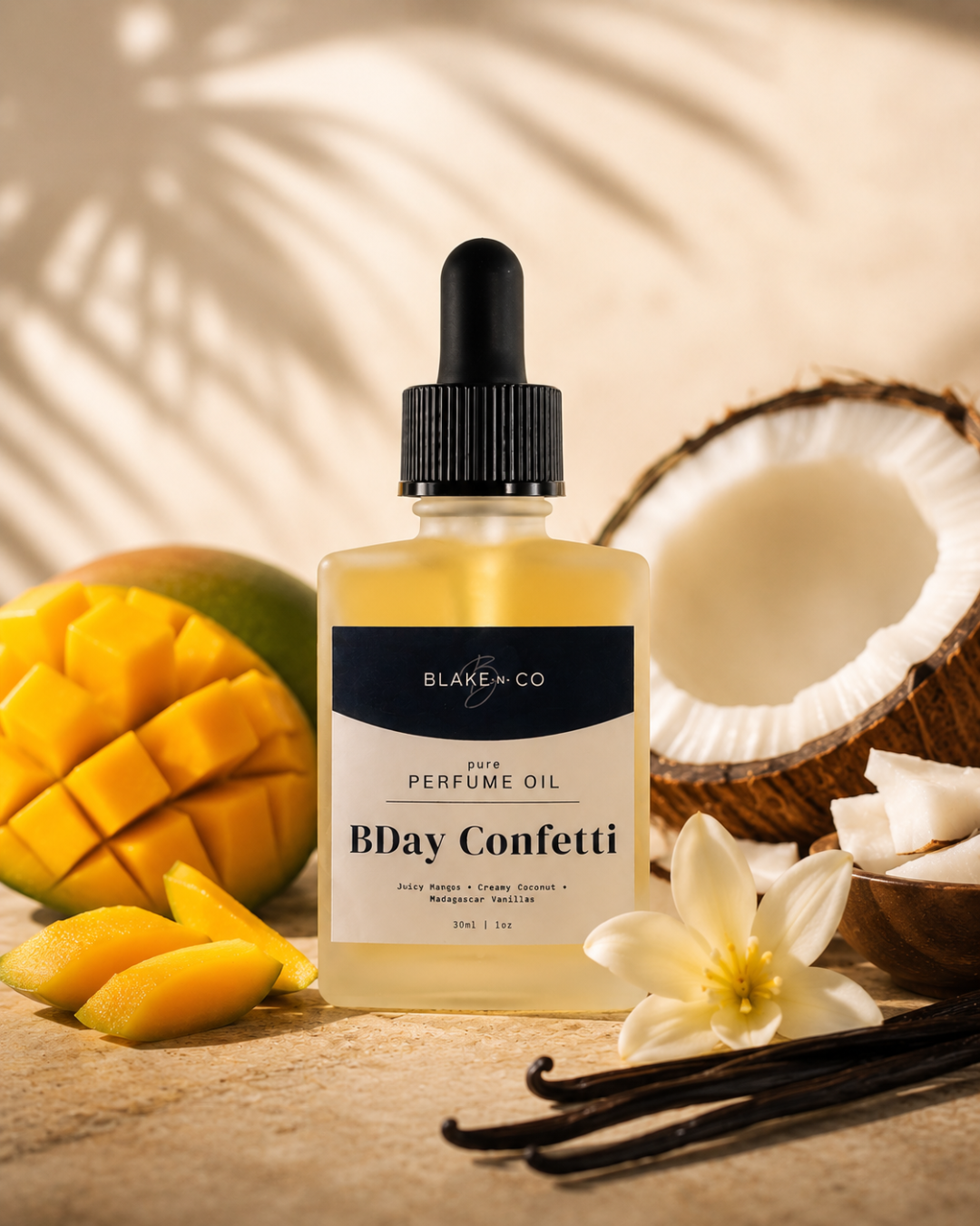 Bday Confetti Pure Perfume Oil | Sweet Vanilla Cake with a Playful Twist