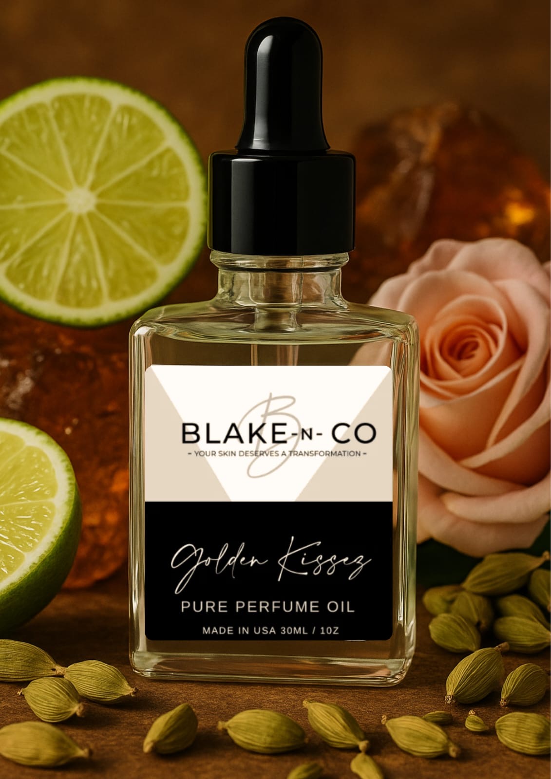 Golden Kissez Pure Perfume Oil