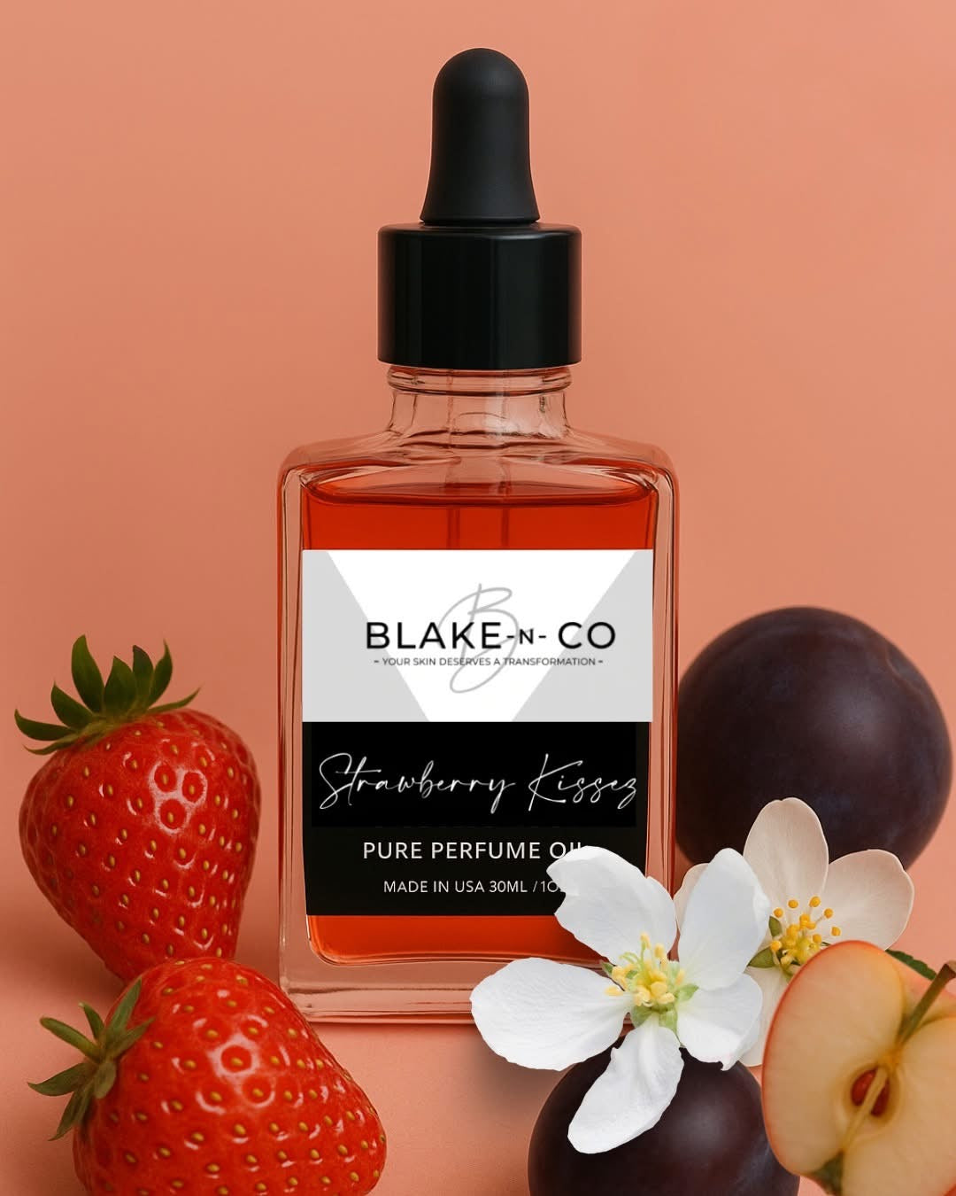 Strawberry Kissez Pure Perfume Oil
