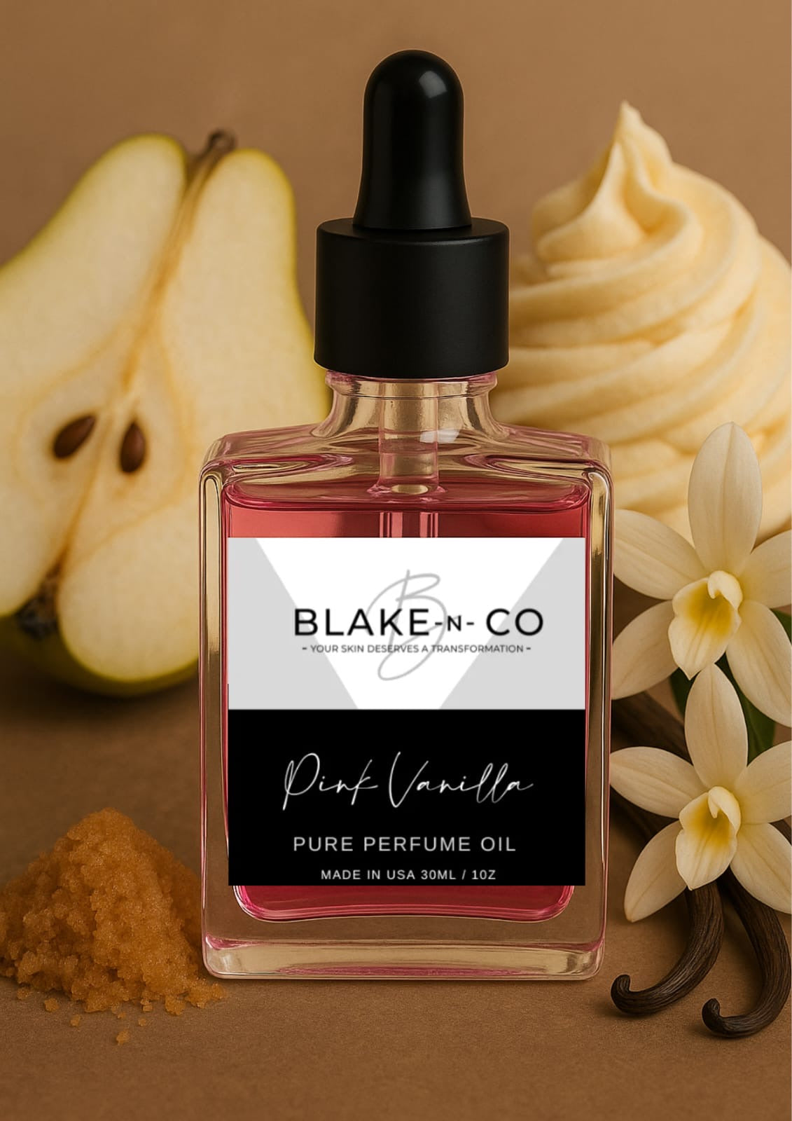 Pink Vanilla Pure Perfume Oil