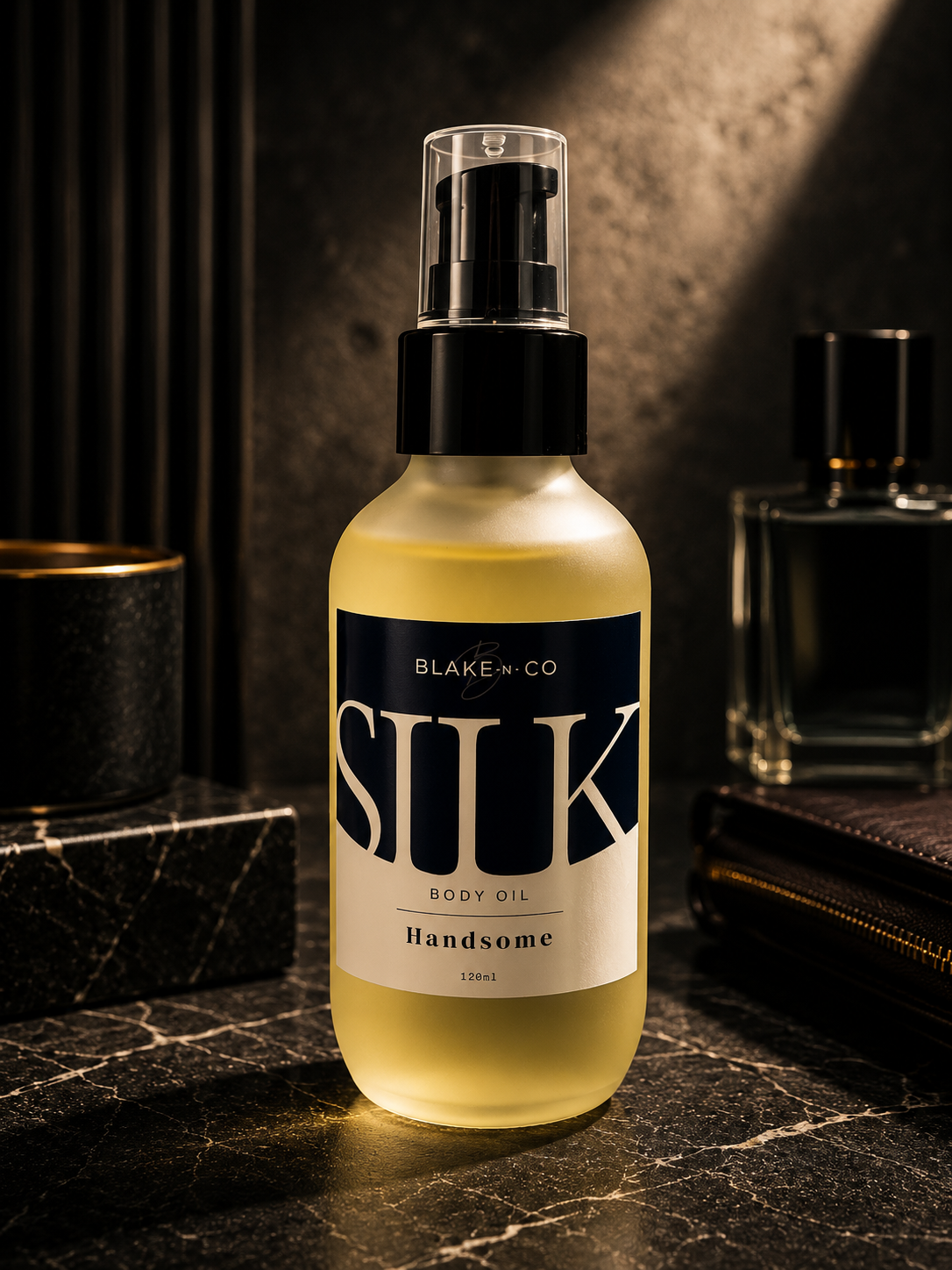Men Silk Body Oil