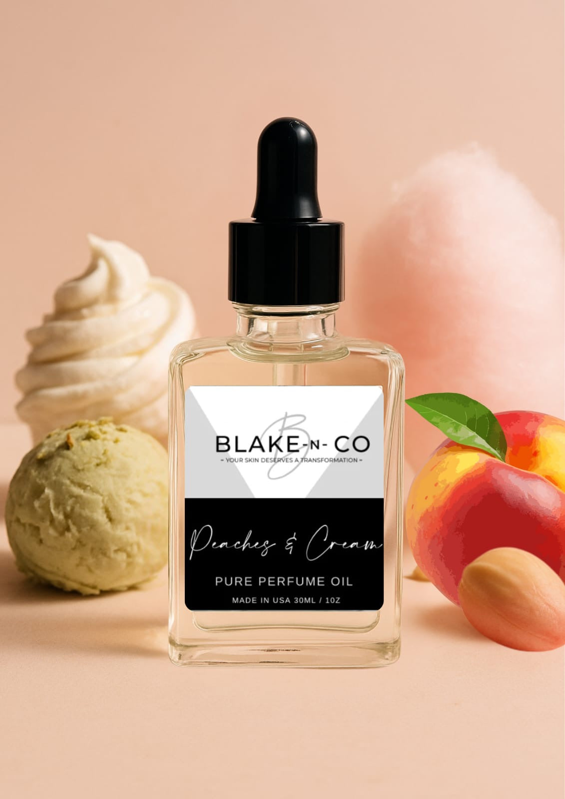 Peaches & Cream Pure Perfume Oil