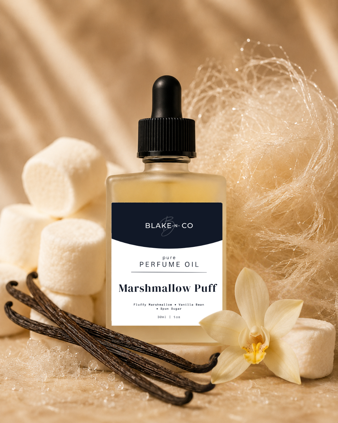 Marshmallow Puff Pure Perfume Oil