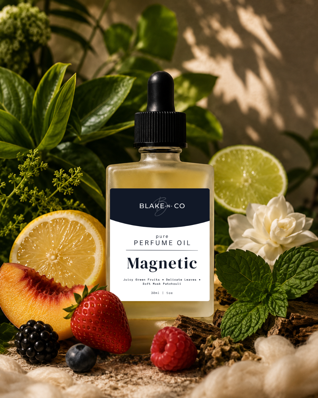 Magnetic Pure Perfume Oil | Fresh Green Notes and Juicy Fruit with Clean, Clean Girl Energy