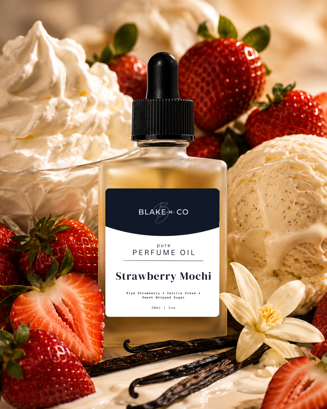 Strawberry Mochi Pure Perfume Oil
