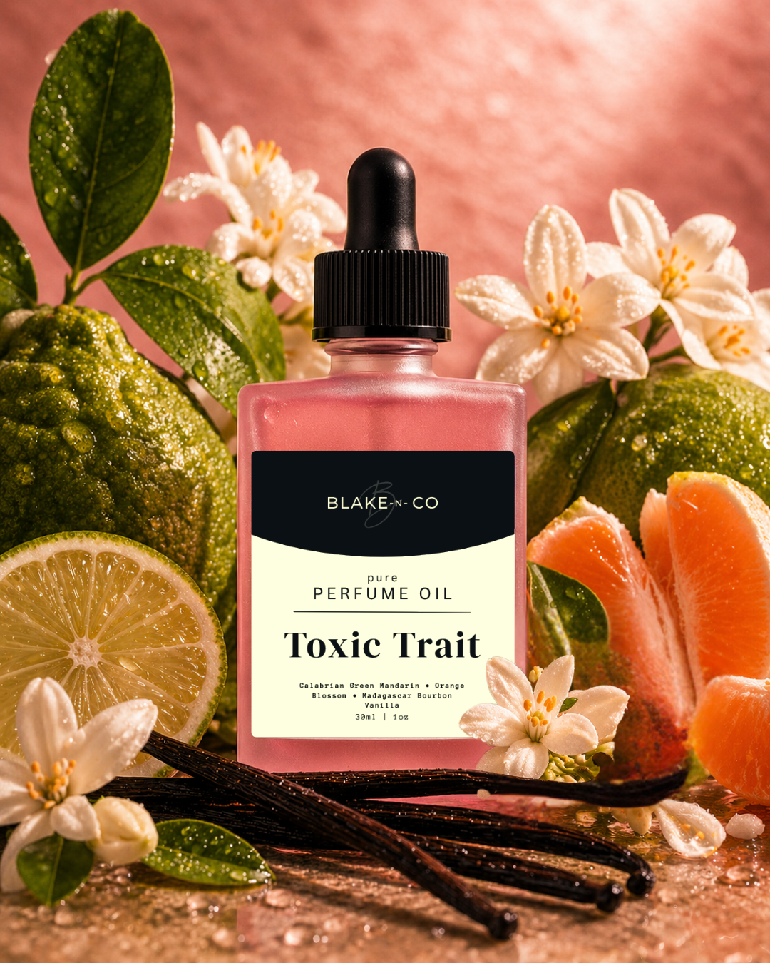 Toxic Trait Pure Perfume Oil | Bright Citrus and Orange Blossom Melted into Sweet, Addictive Vanilla