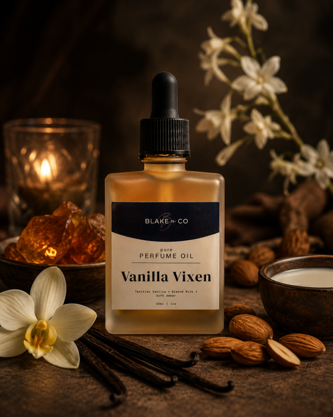 Vanilla Vixen Pure Perfume Oil | Warm Vanilla with a Sensual Musk Finish