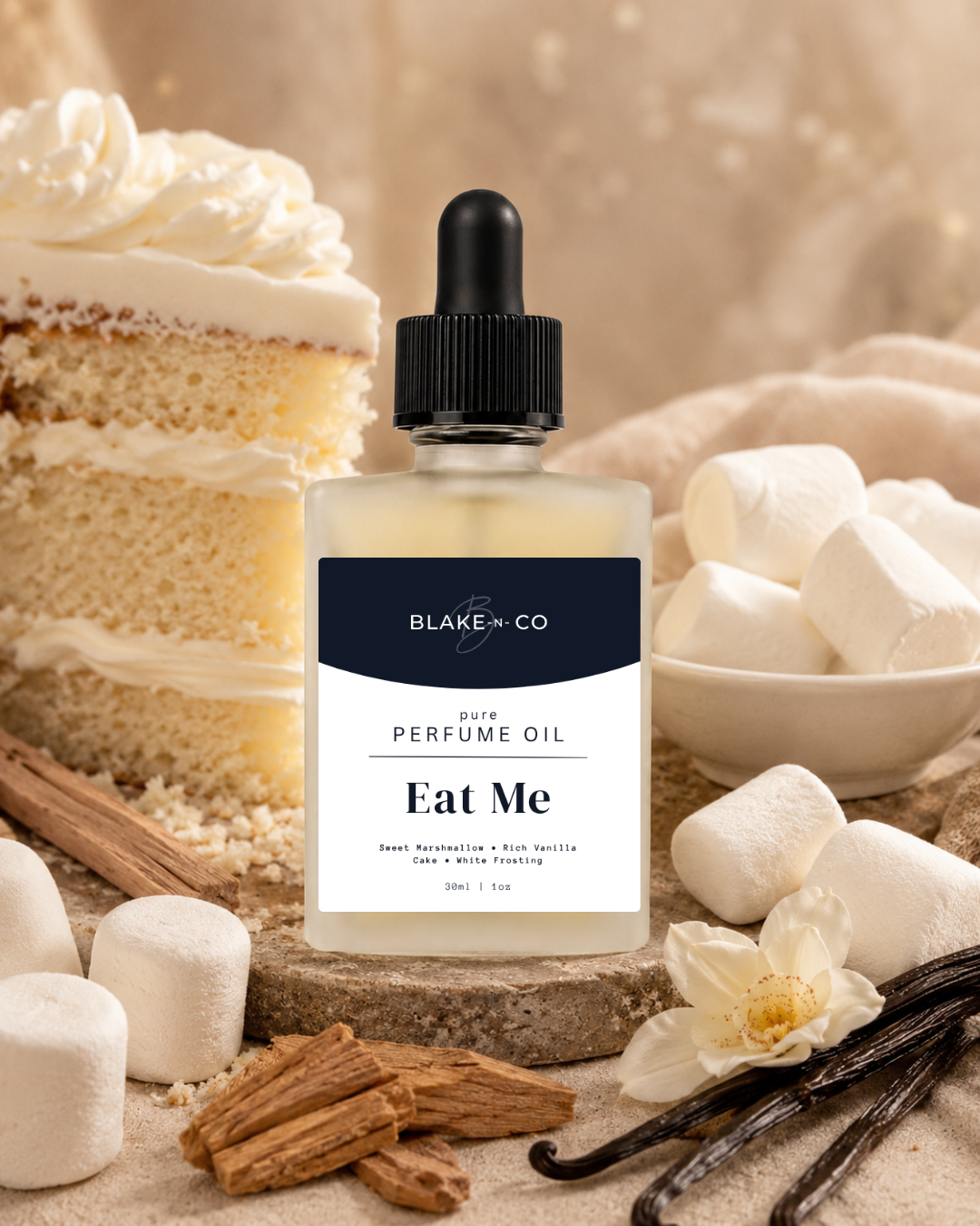Eat Me Pure Perfume Oil | Sugary Marshmallow Vanilla Dessert Energy